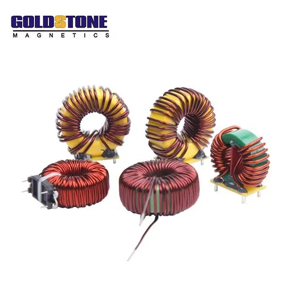 Chokes de modo común de orificio pasante toroidal, varios tipos de inductor de choque